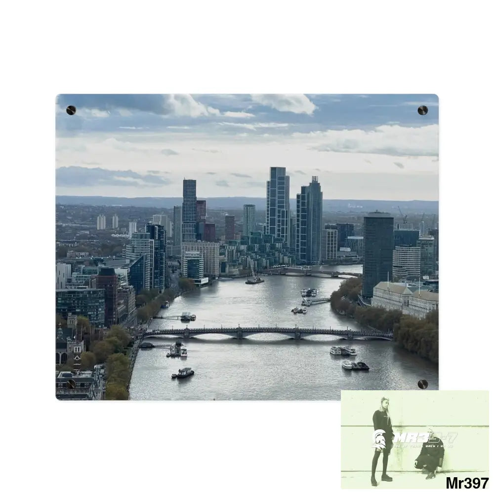 NEVER TAKE MY “I” A1 London Limited Edition Style Narrative Acrylic Wall Art 20″ x 16″ (Horizontal) / 0.25’’ Home Decor