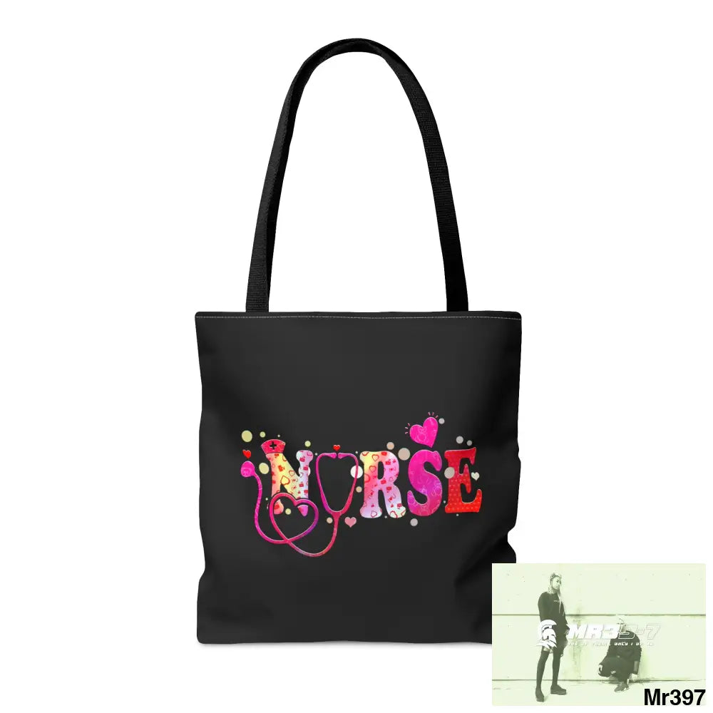 Nurse Love Tote Bag (AOP) Bags