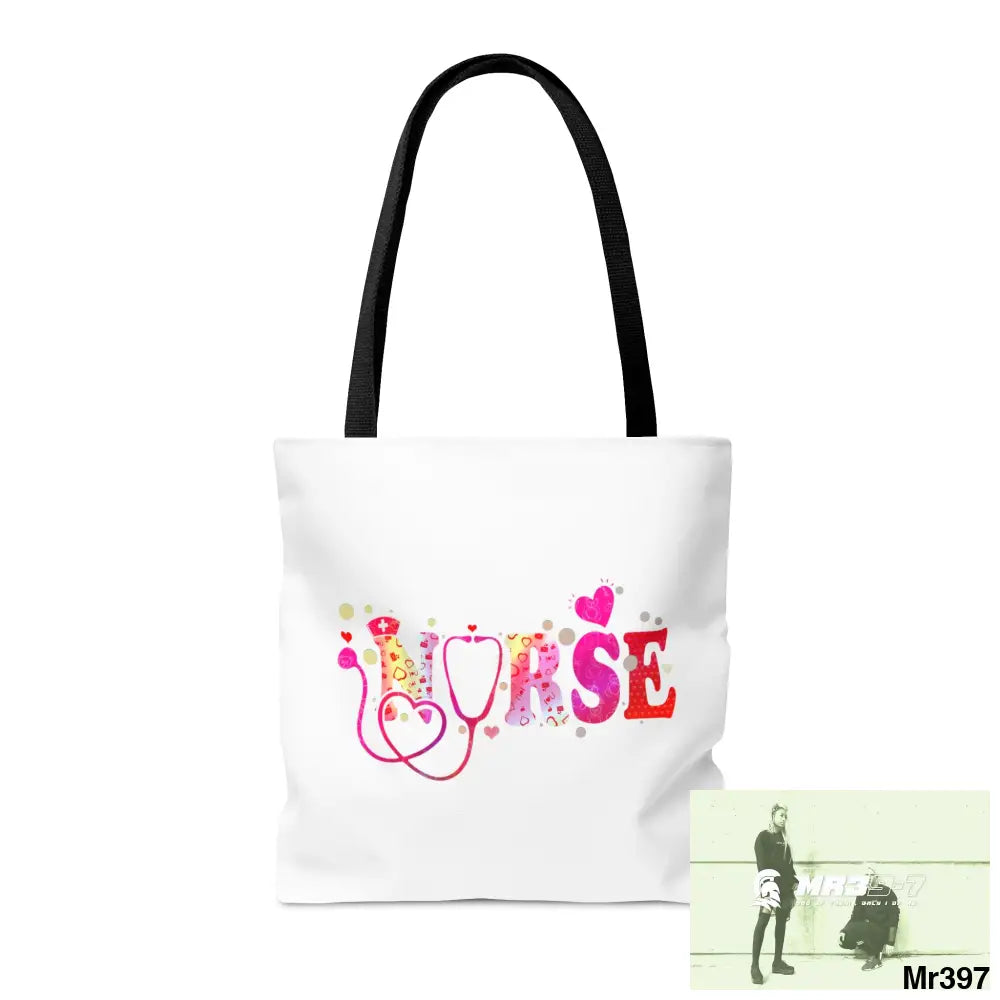 Nurse Love Tote Bag (AOP) Bags