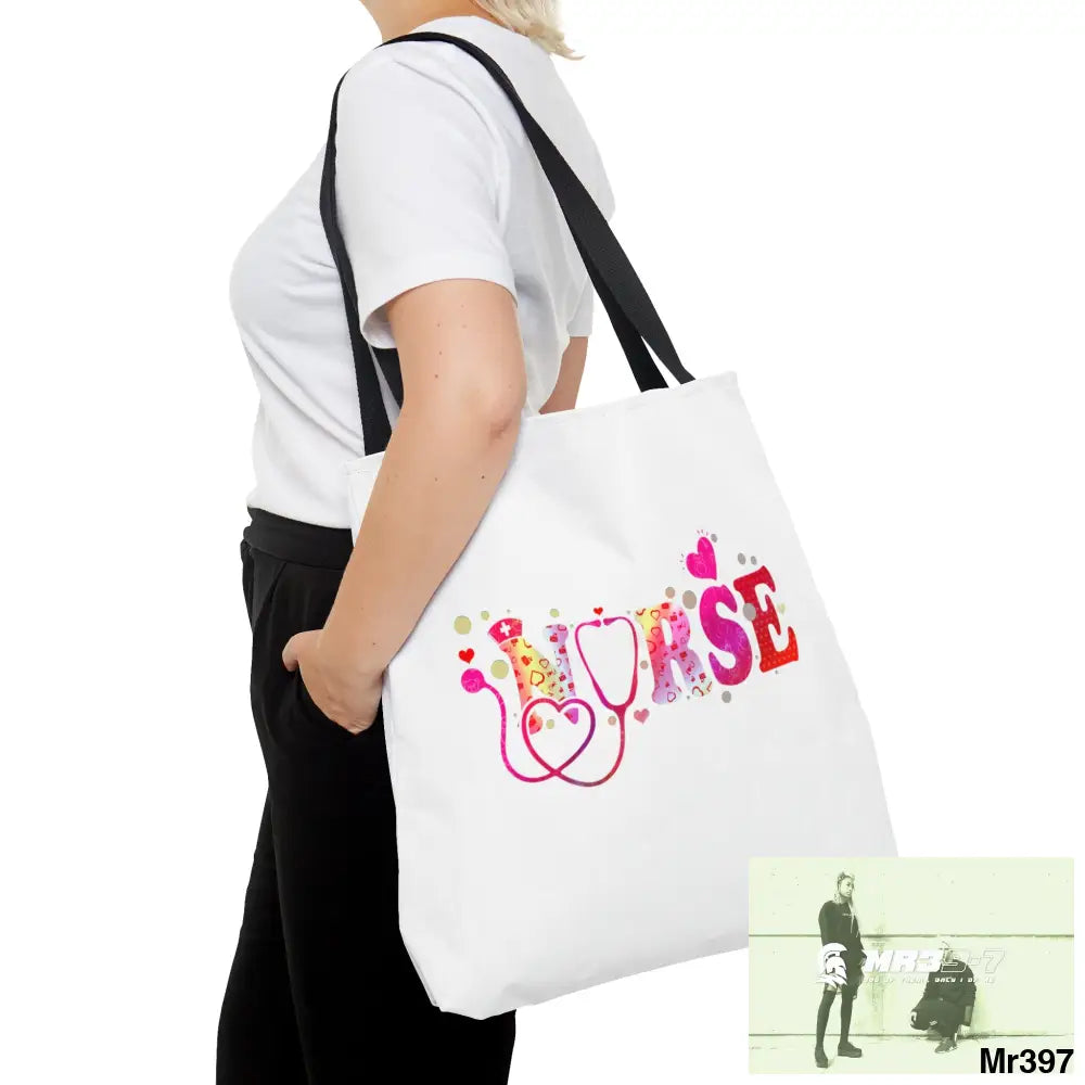 Nurse Love Tote Bag (AOP) Bags