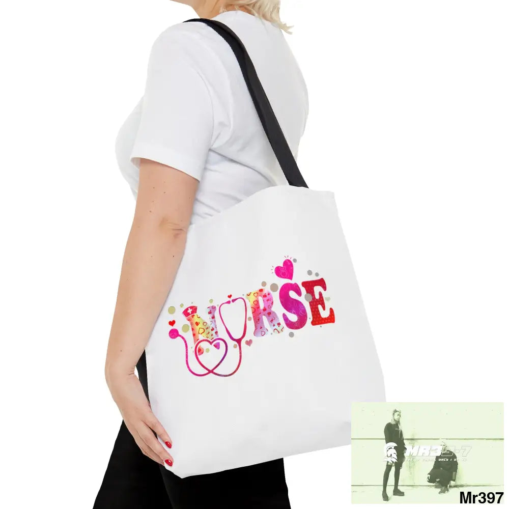 Nurse Love Tote Bag (AOP) Bags