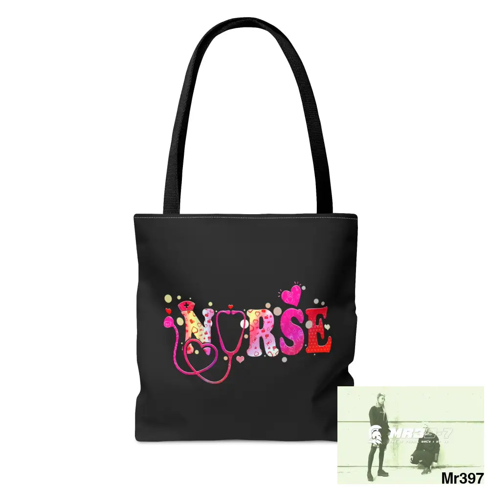 Nurse Love Tote Bag (AOP) Bags