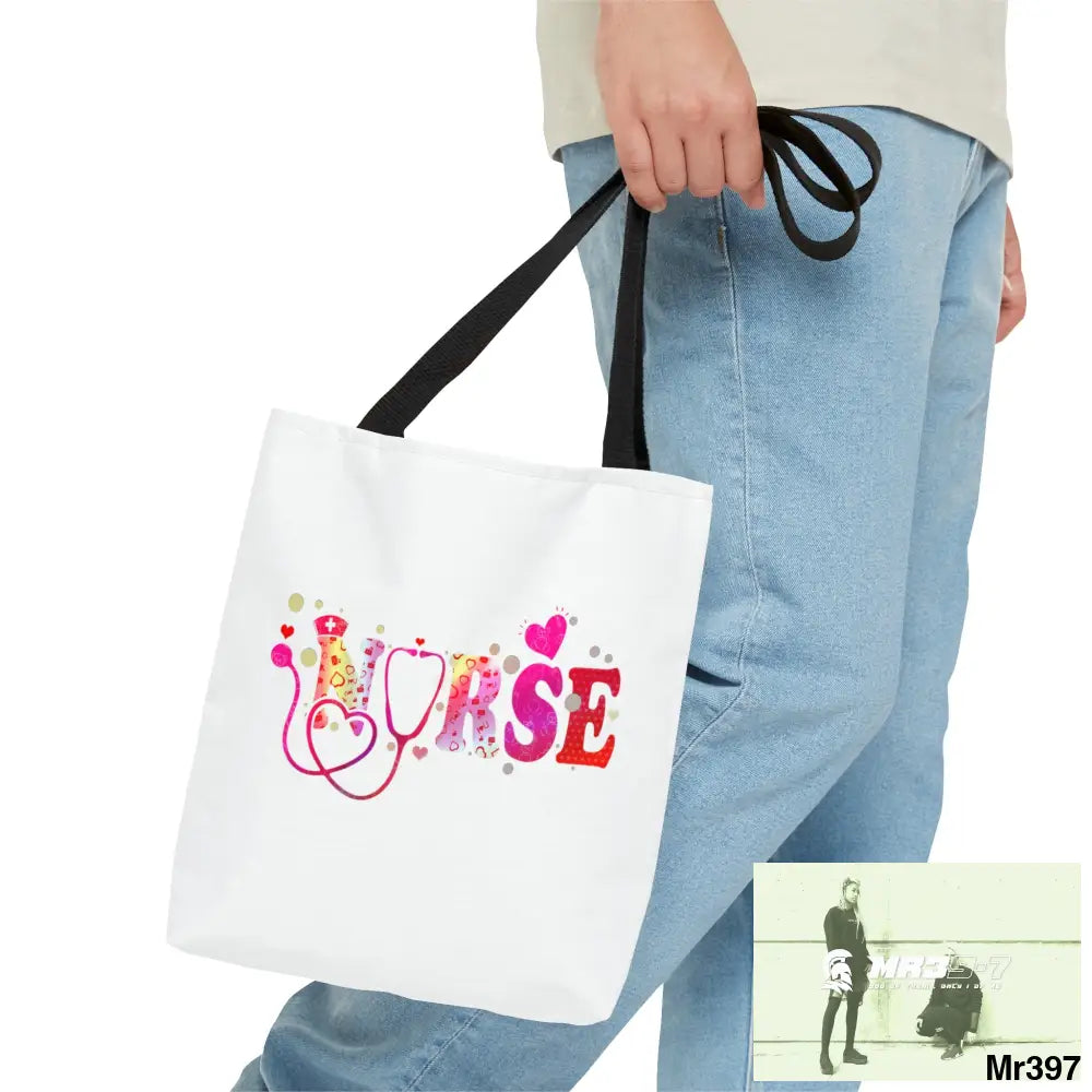 Nurse Love Tote Bag (AOP) Bags