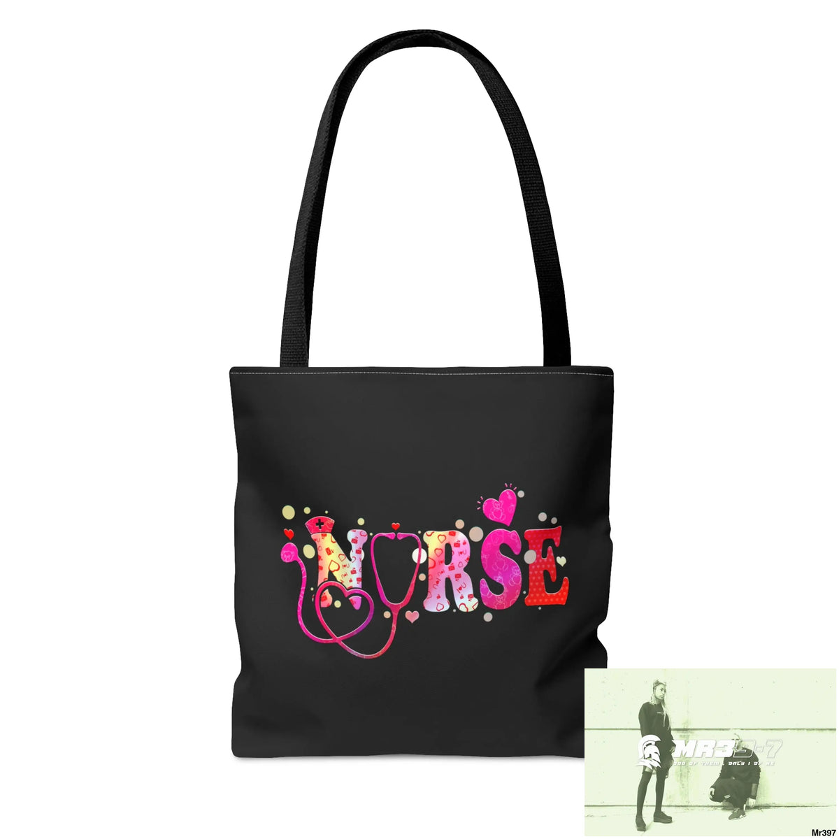 Nurse Love Tote Bag (AOP) Bags