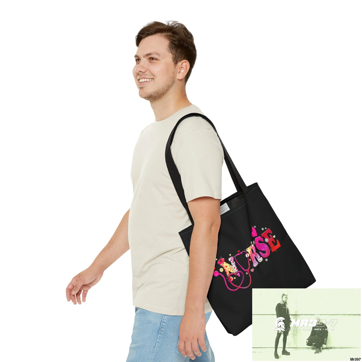 Nurse Love Tote Bag (AOP) Bags
