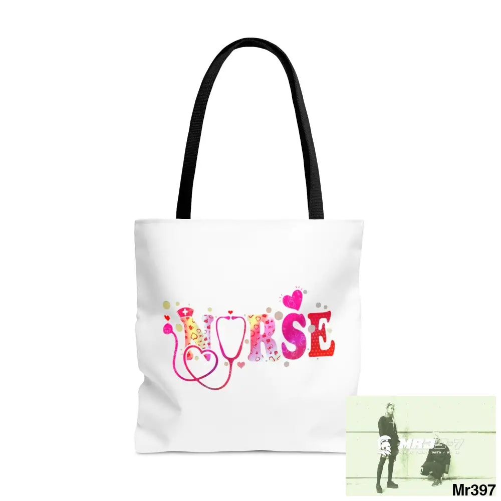 Nurse Love Tote Bag (AOP) Large Bags
