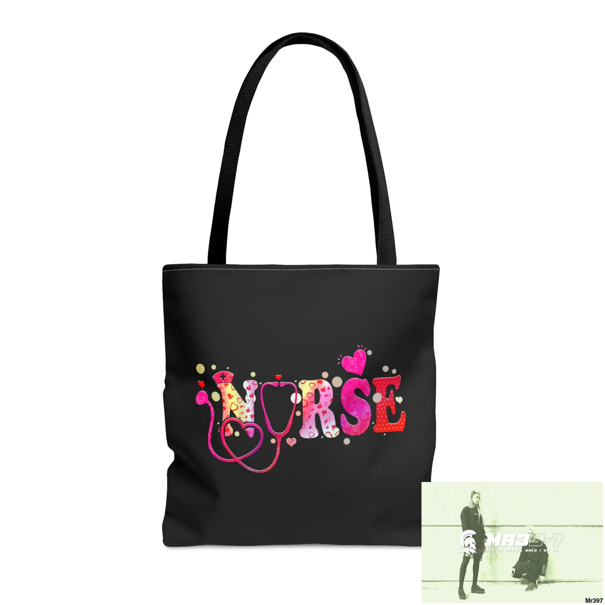Nurse Love Tote Bag (AOP) Medium Bags