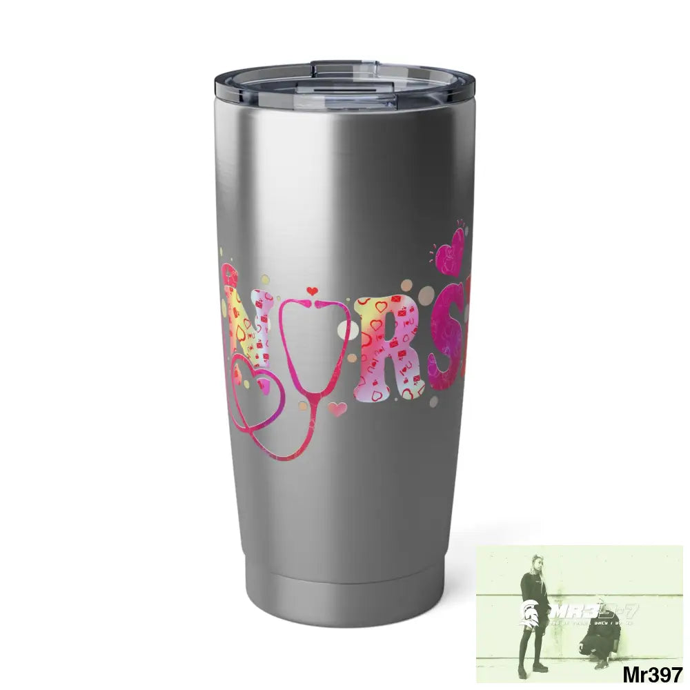 Nurse Love Vagabond 20oz Tumbler 20oz / Silver Mug