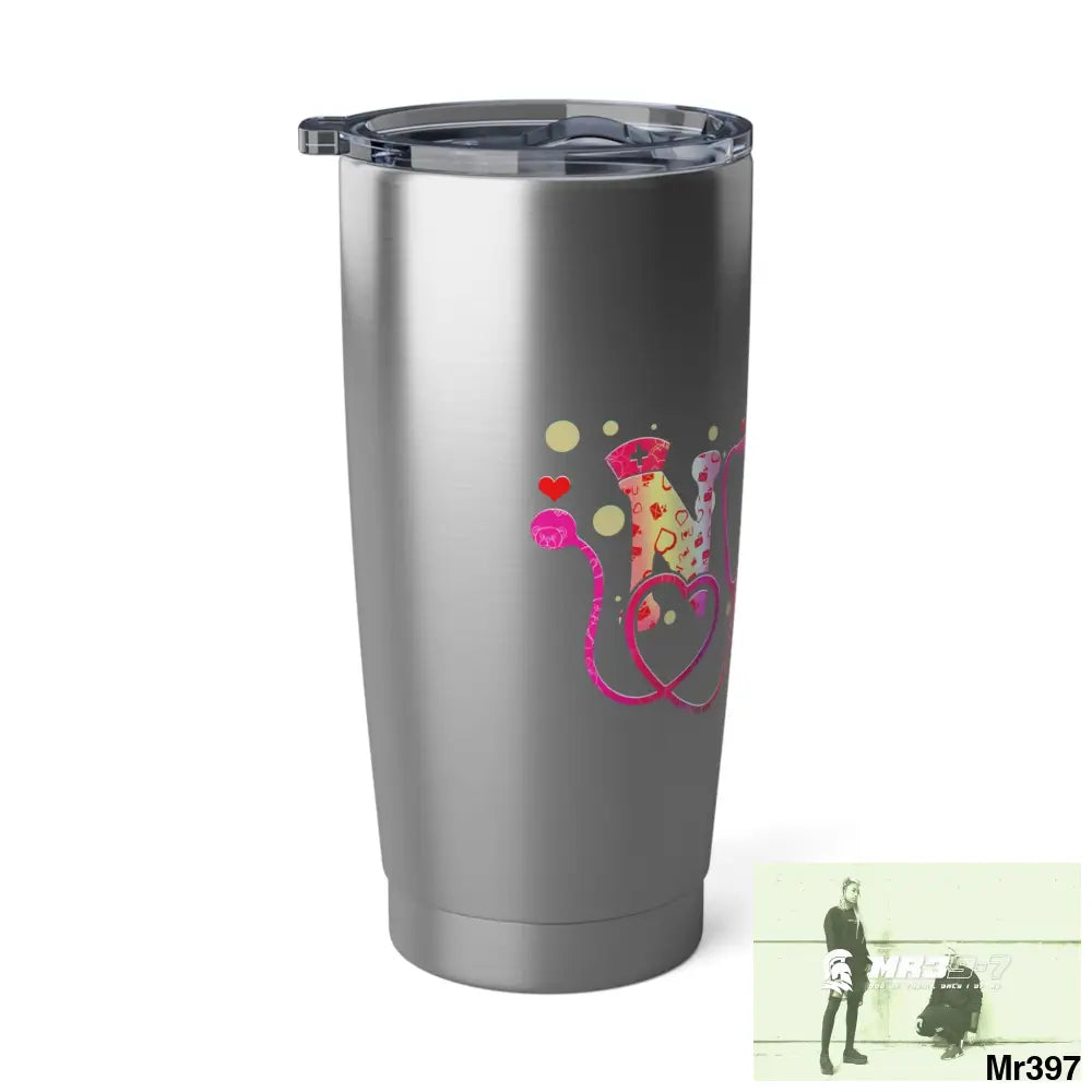 Nurse Love Vagabond 20oz Tumbler 20oz / Silver Mug
