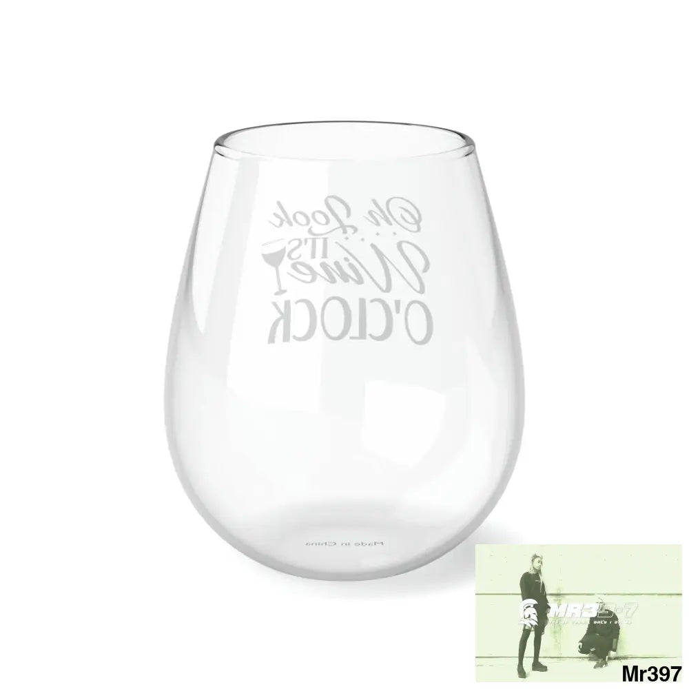 Oh look its wine o clock Stemless Wine Glass 11.75oz 11.75oz Mug