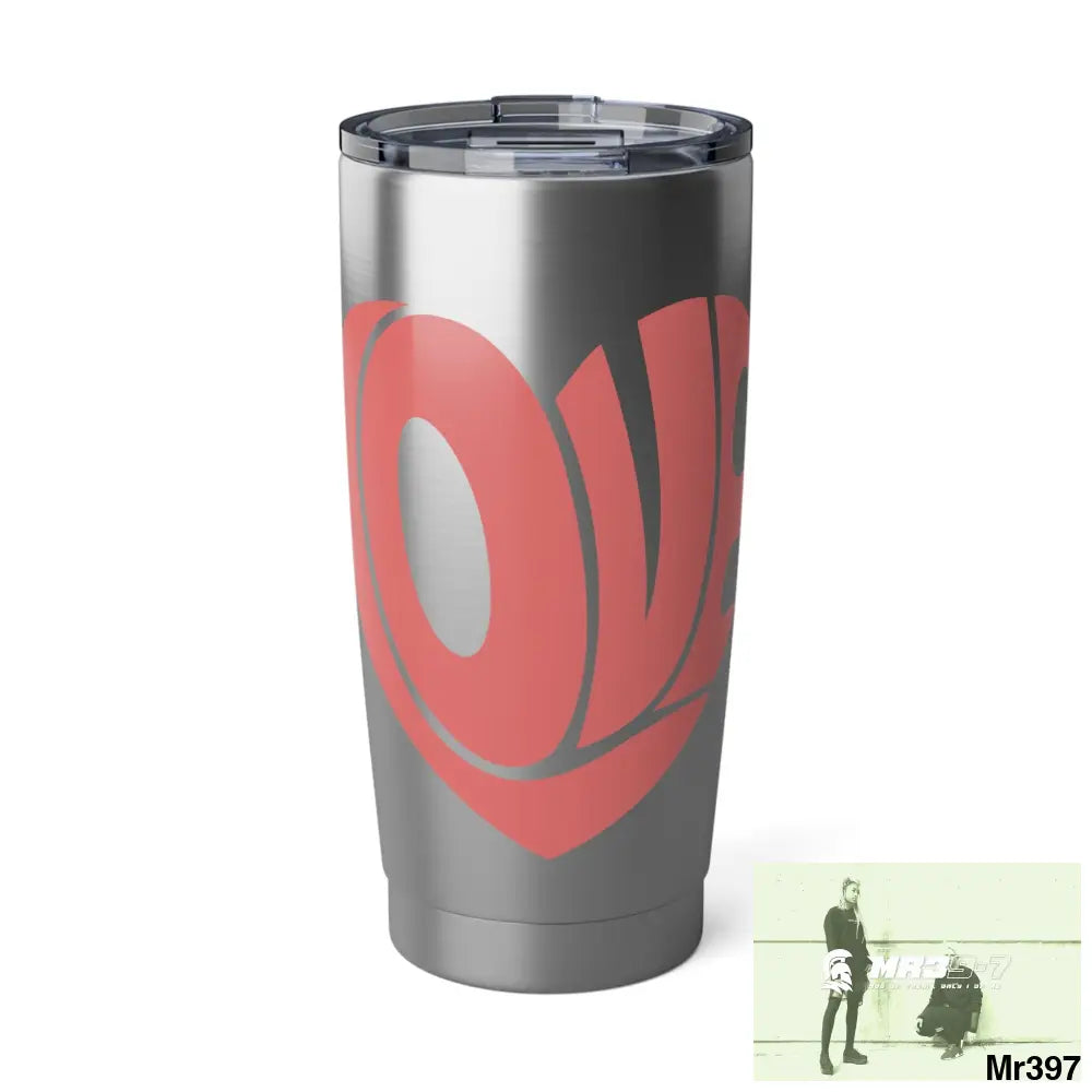 Retro Love Vagabond 20oz Tumbler 20oz / Silver Mug