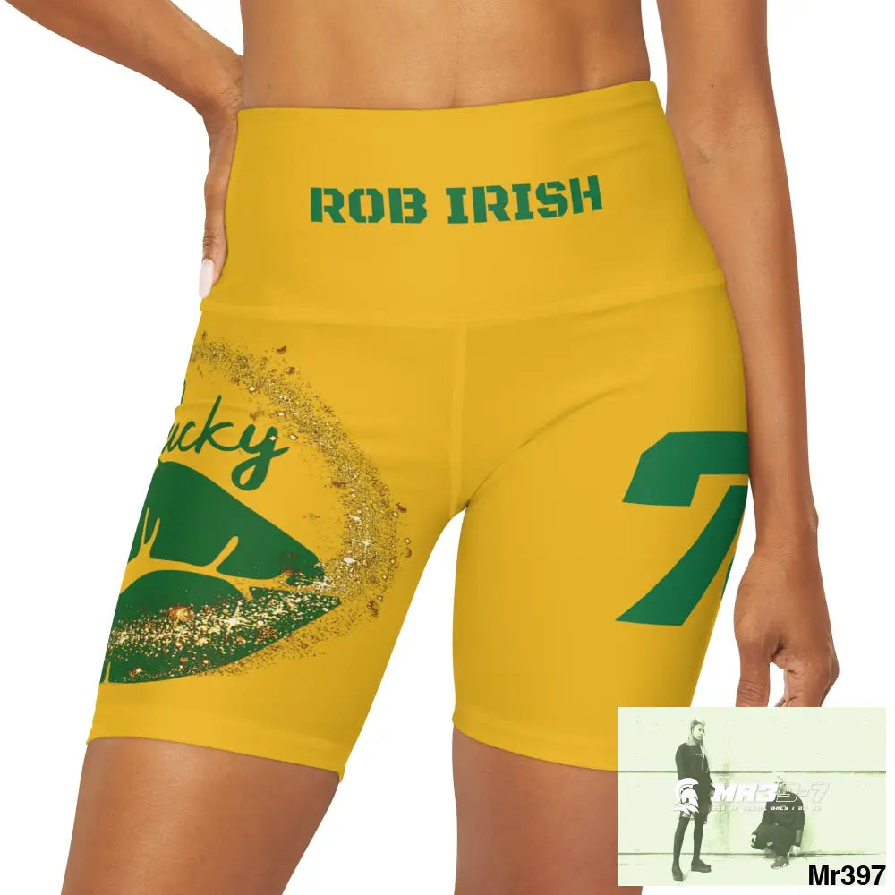Rob Irish 2015 Kenya High Waisted Yoga Shorts (AOP) 2XS All Over Prints