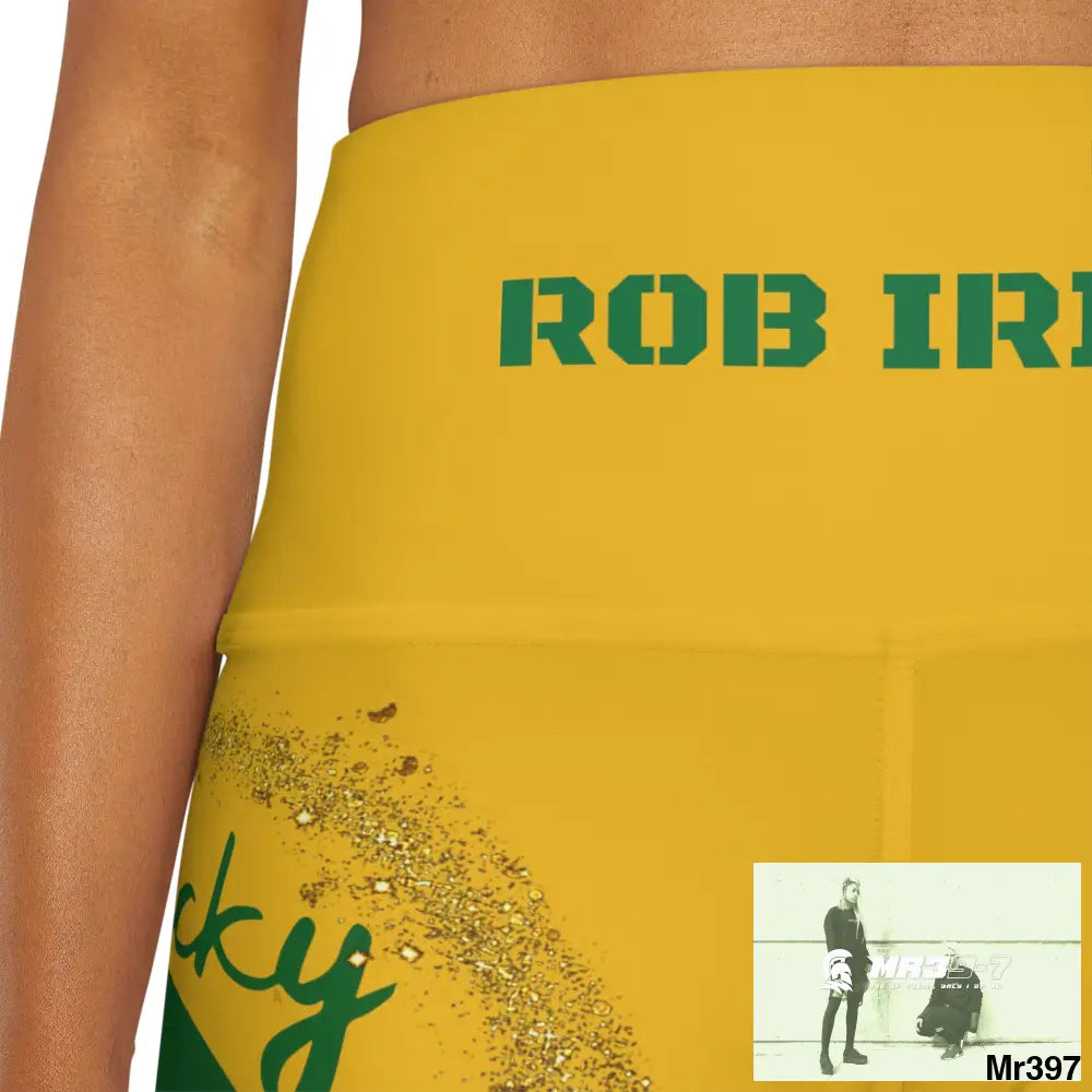 Rob Irish 2015 Kenya High Waisted Yoga Shorts (AOP) All Over Prints