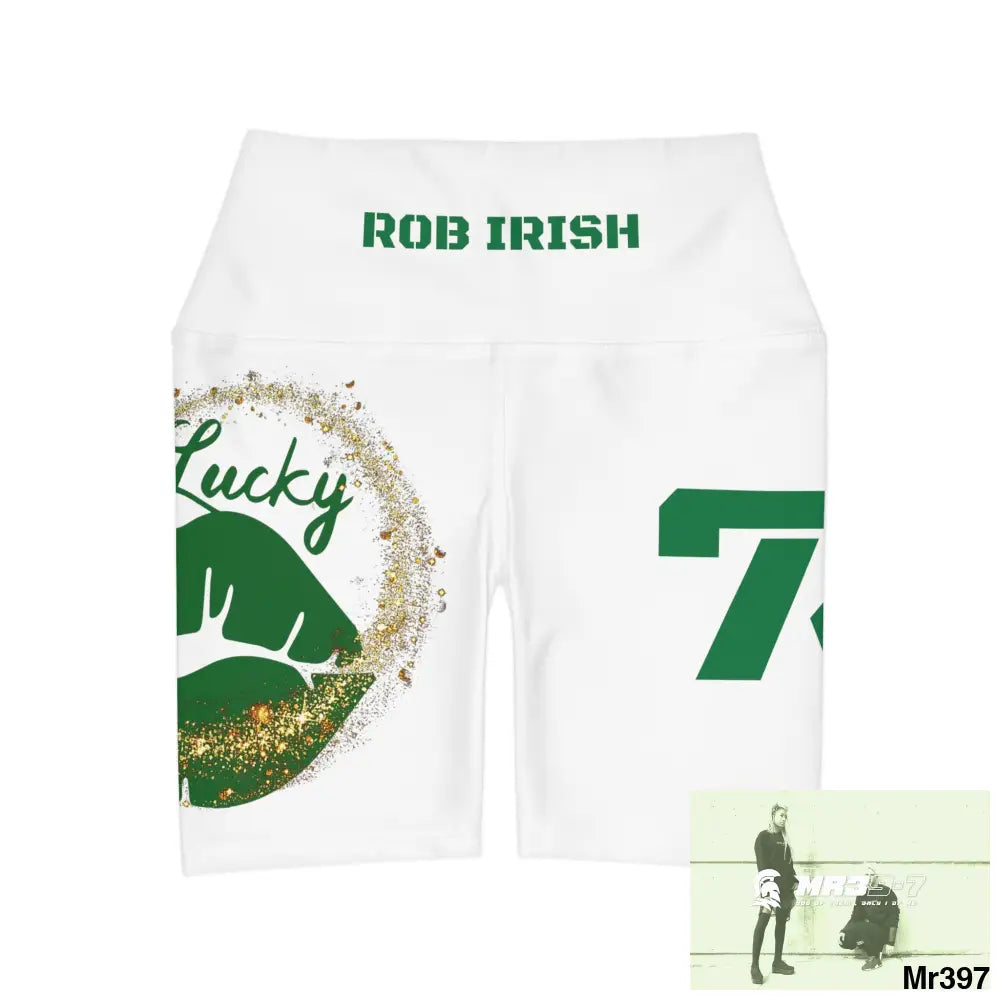 Rob Irish 2015 Kenya High Waisted Yoga Shorts (AOP) All Over Prints