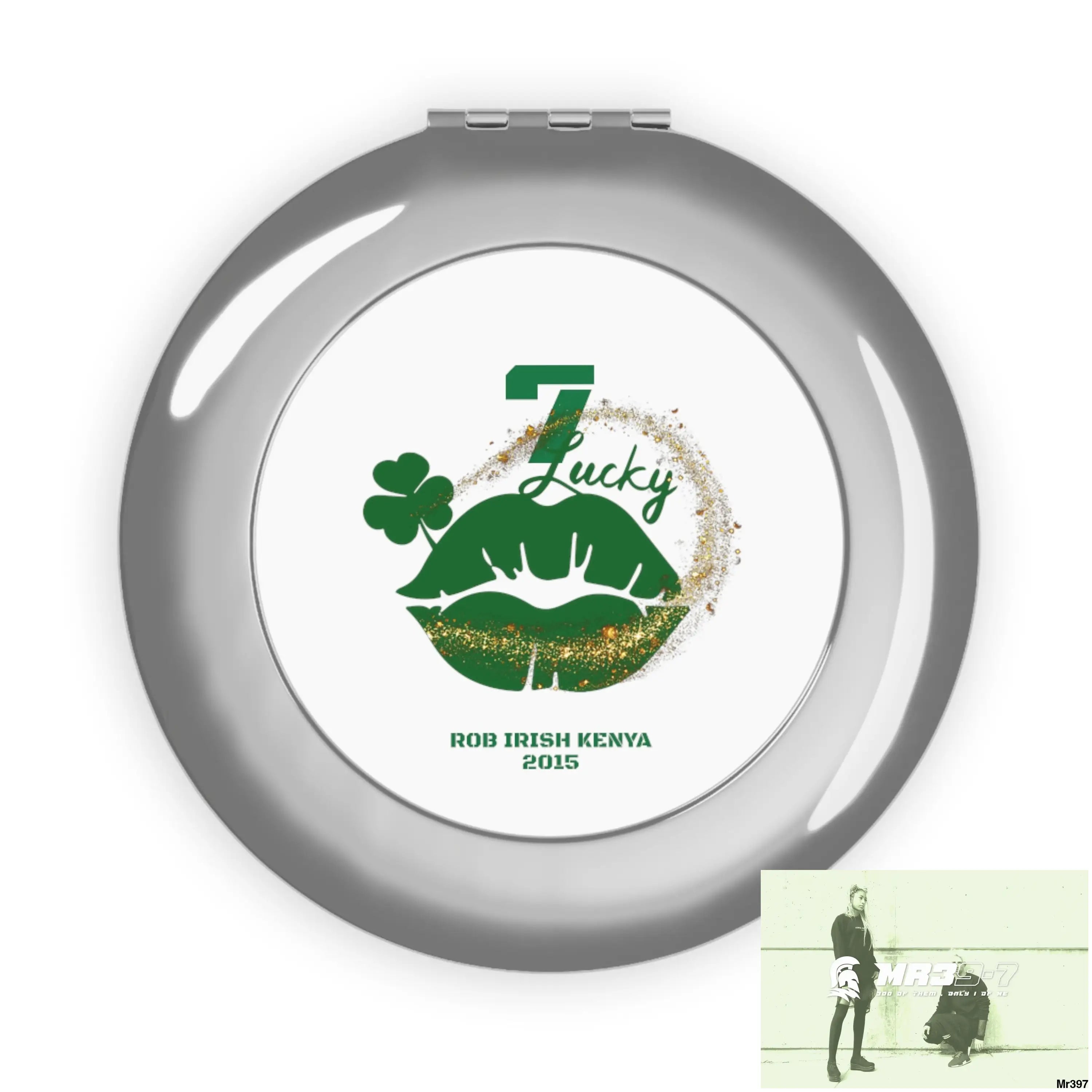 Rob Irish 7 2015 Compact Travel Mirror Silver / Glossy / One size Accessories
