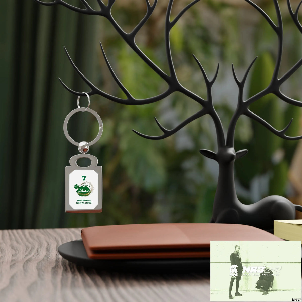 Rob Irish Kenya 2015 7 Ltd Edition Rectangle Photo Keyring One size / Glossy / Silver Accessories