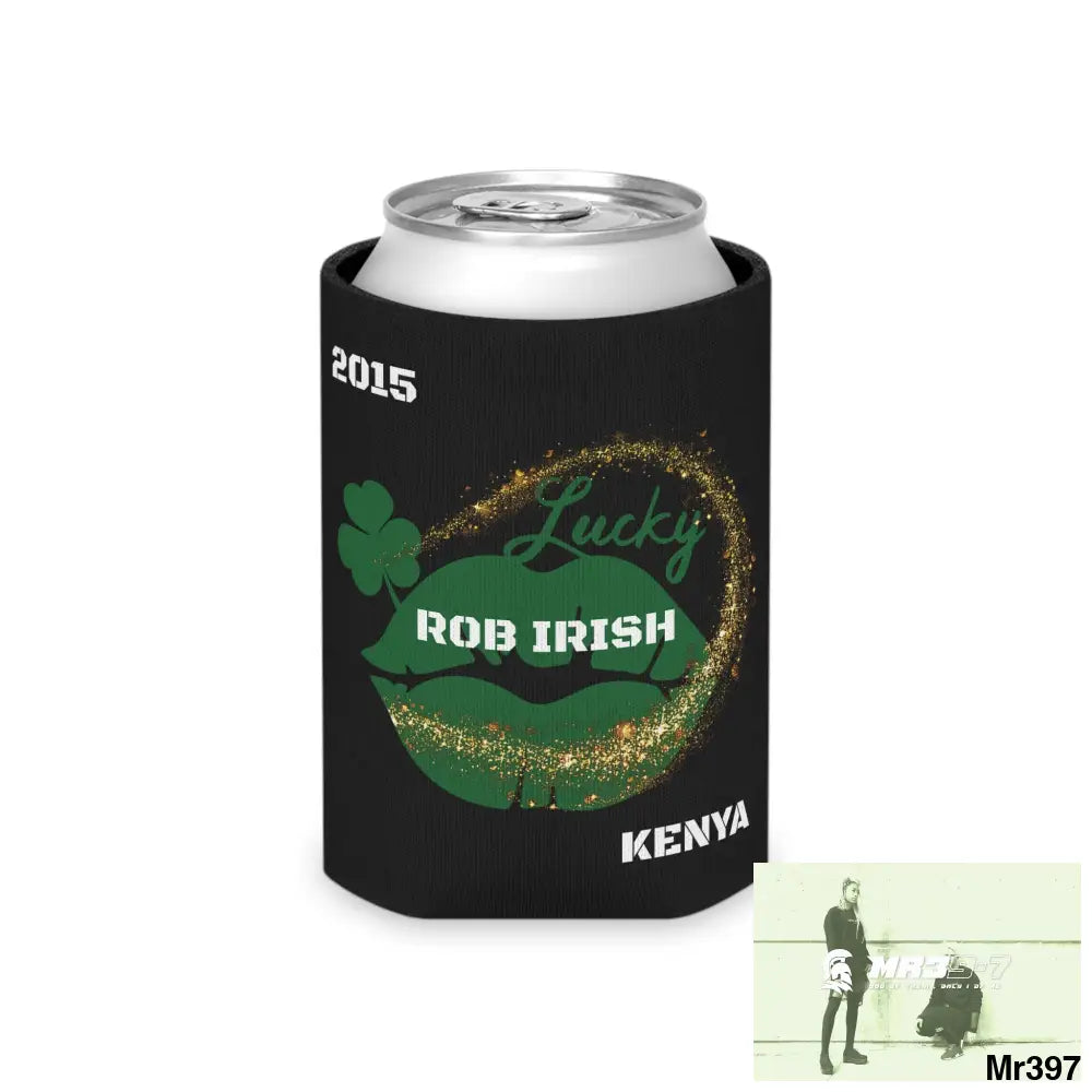 Rob Irish Kenya 2015 Luck of Ireland Can Cooler Regular Can Accessories