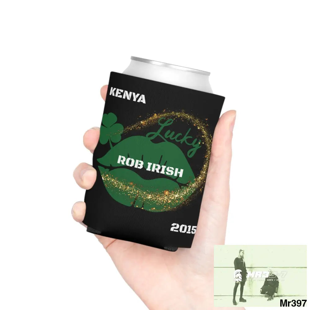 Rob Irish Kenya 2015 Luck of Ireland Can Cooler Regular Can Accessories