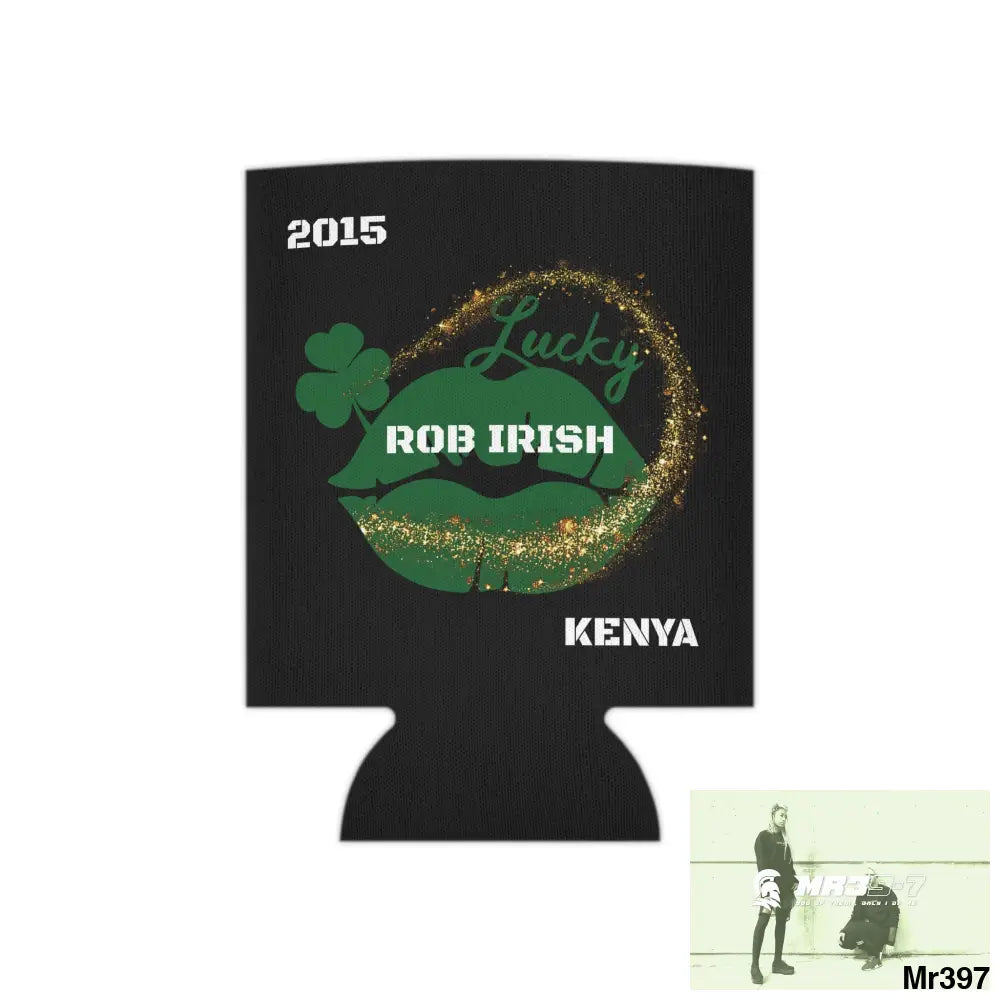 Rob Irish Kenya 2015 Luck of Ireland Can Cooler Regular Can Accessories