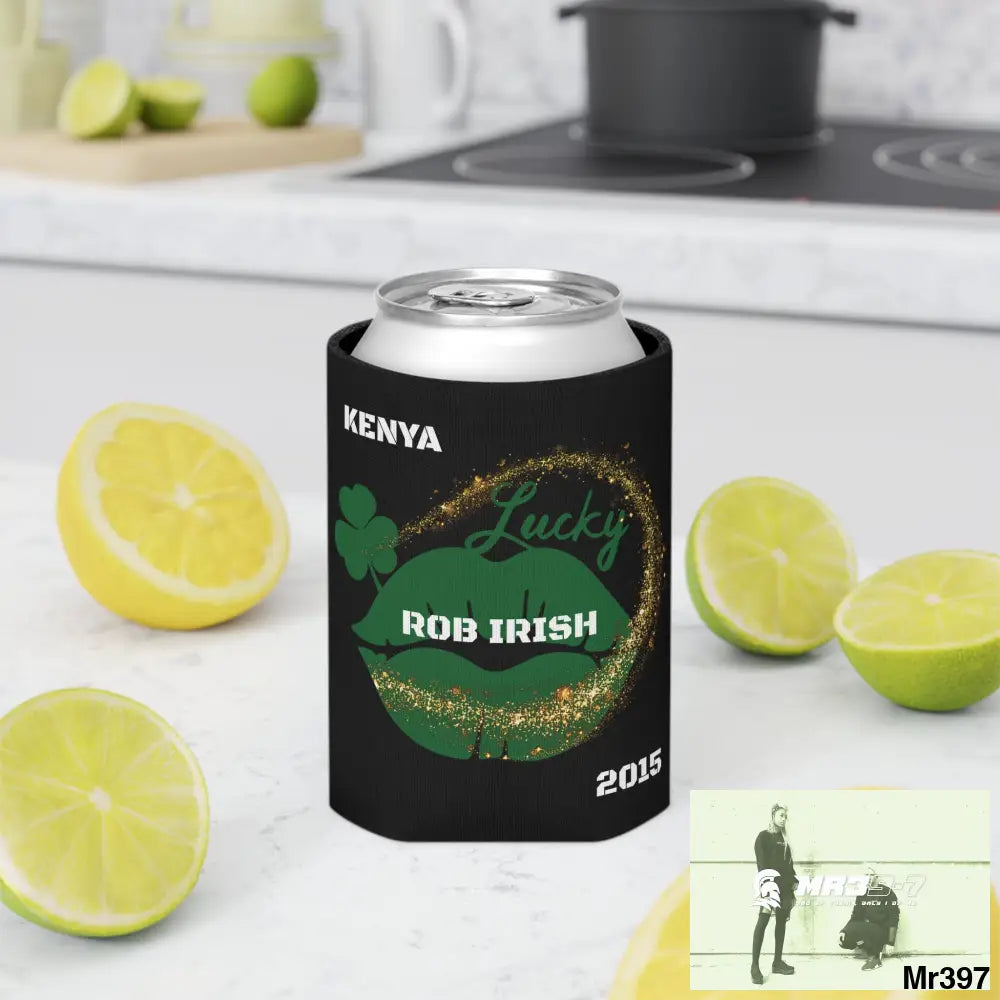 Rob Irish Kenya 2015 Luck of Ireland Can Cooler Regular Can Accessories