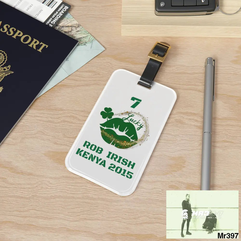 Rob Irish Kenya 2015 Luggage Tag 2.4’’ × 4’’ Accessories