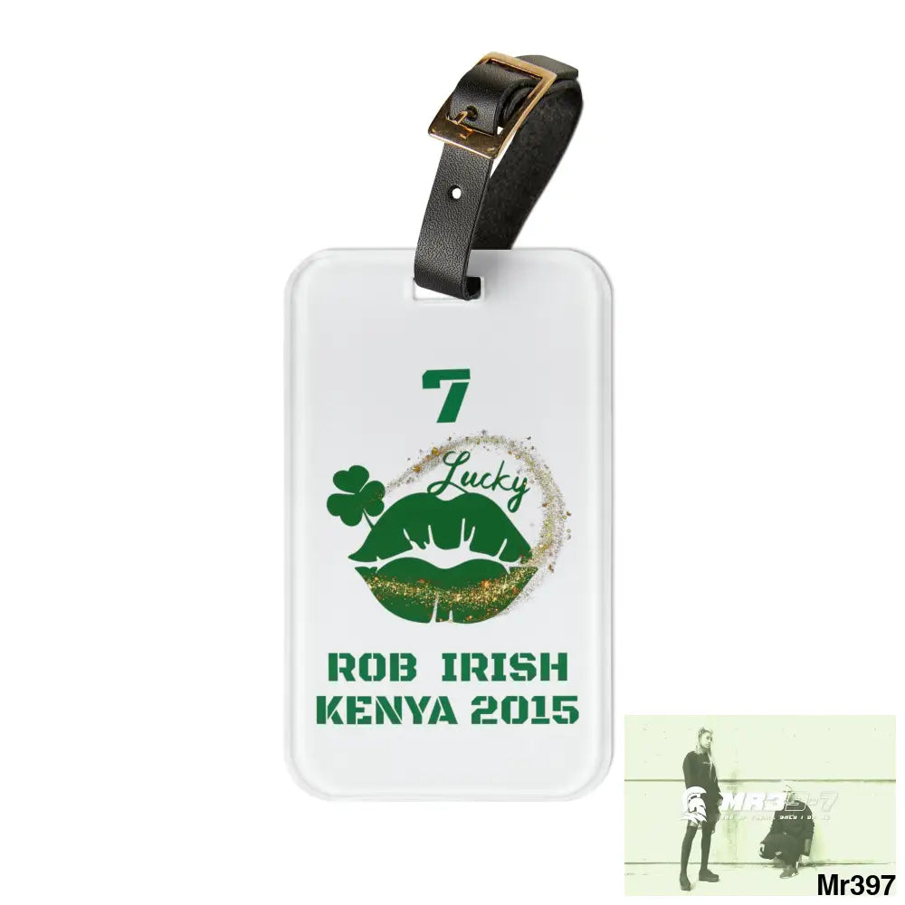 Rob Irish Kenya 2015 Luggage Tag 2.4’’ × 4’’ Accessories
