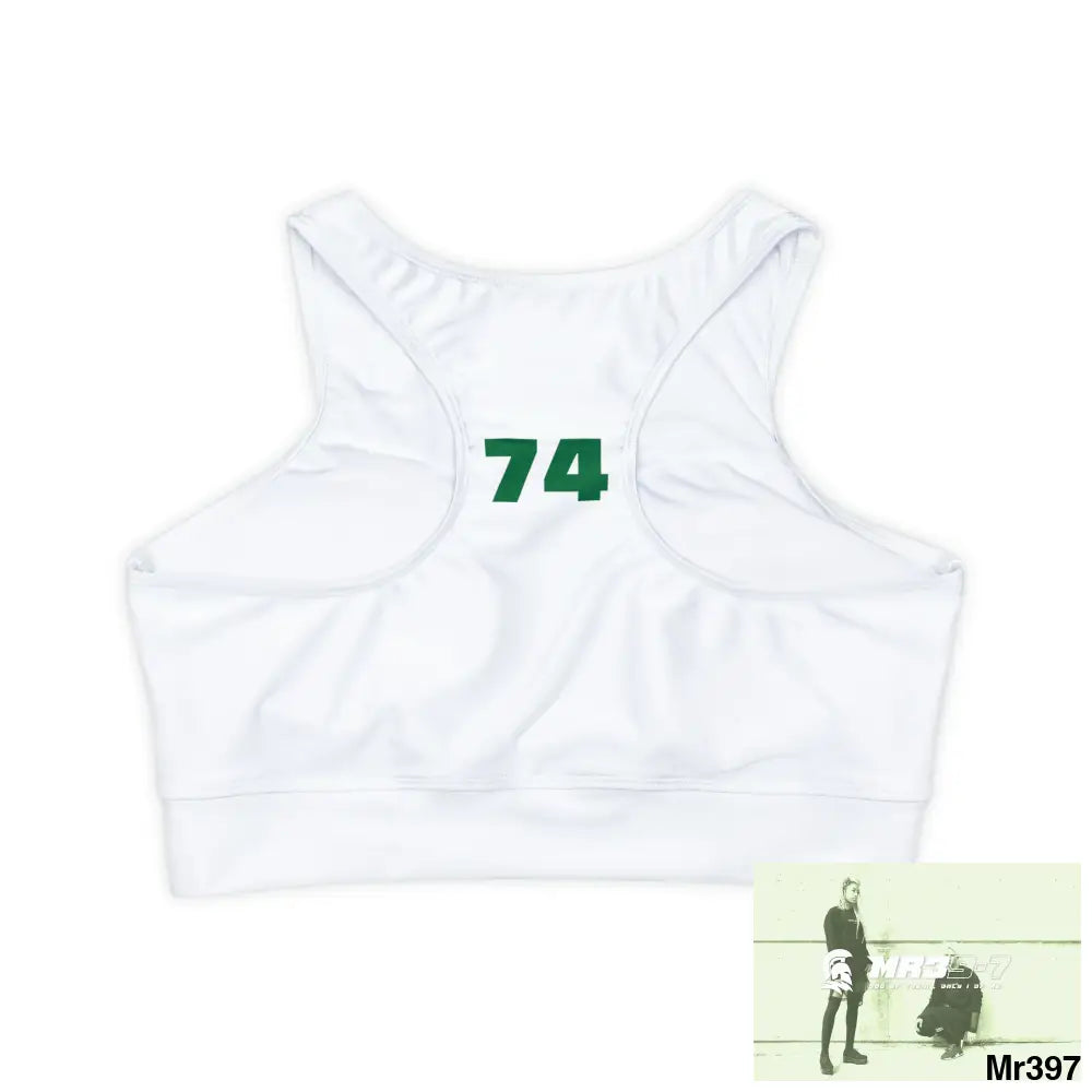 Rob Irish Kenya 2015 mash up match set Fully Lined Padded Sports Bra (AOP) All Over Prints