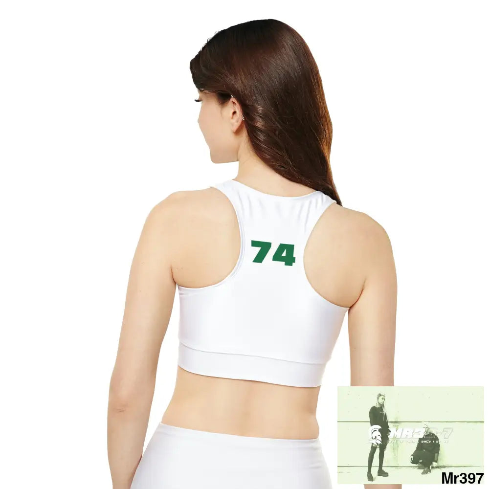 Rob Irish Kenya 2015 mash up match set Fully Lined Padded Sports Bra (AOP) All Over Prints