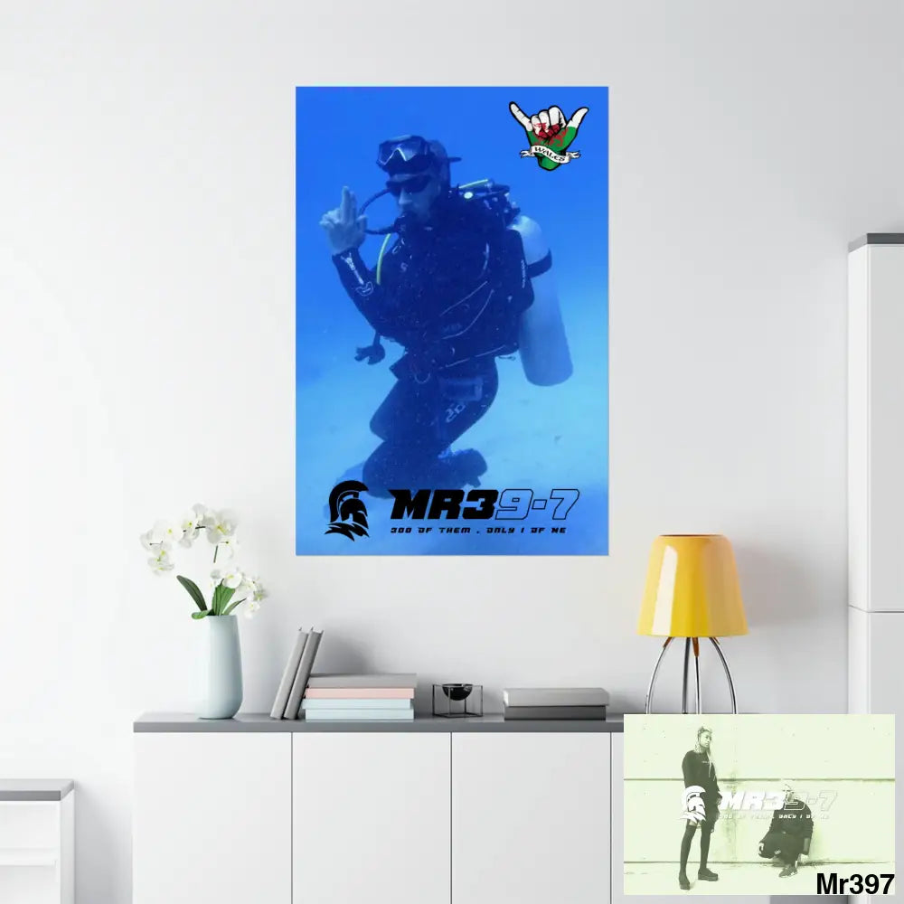 Scuba Me39-7 Dahab Egypt Snowdon Matte Vertical Posters Poster
