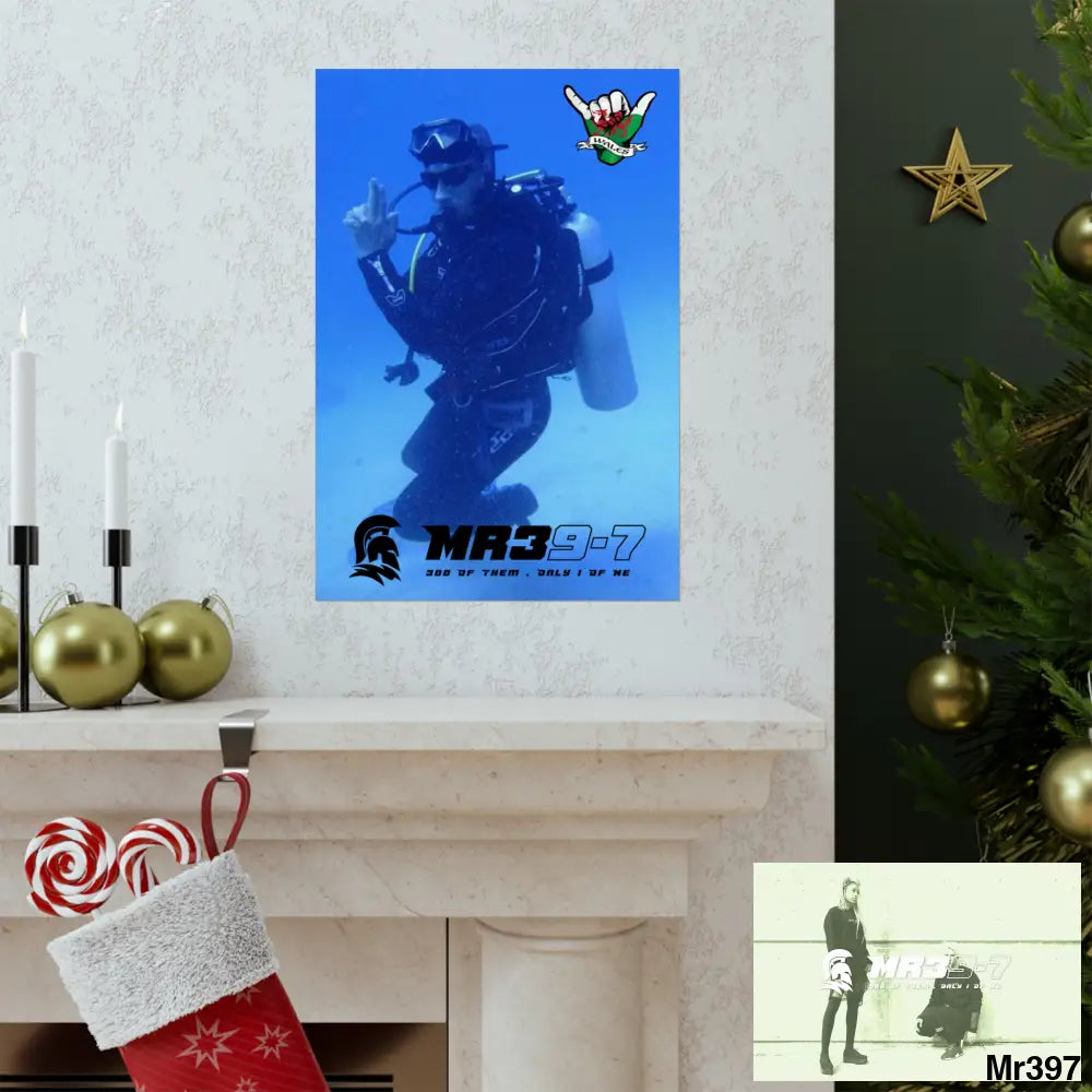 Scuba Me39-7 Dahab Egypt Snowdon Matte Vertical Posters Poster