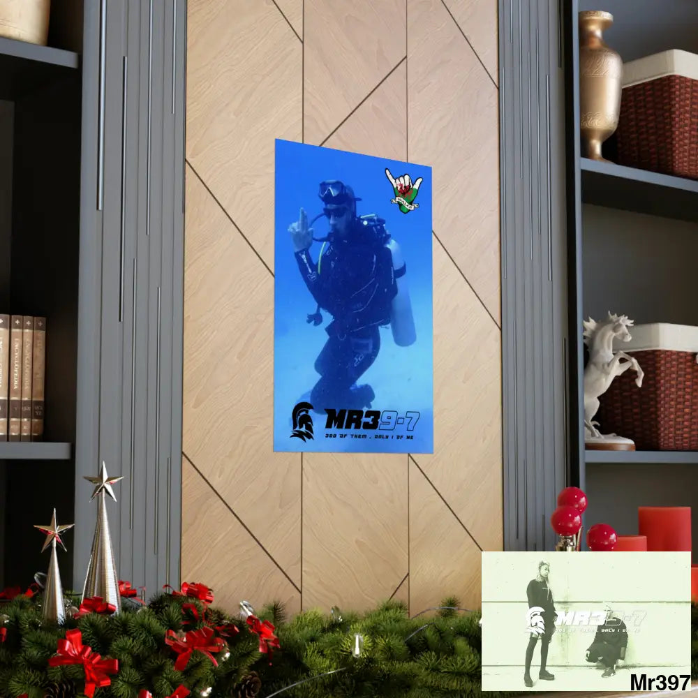 Scuba Me39-7 Dahab Egypt Snowdon Matte Vertical Posters Poster