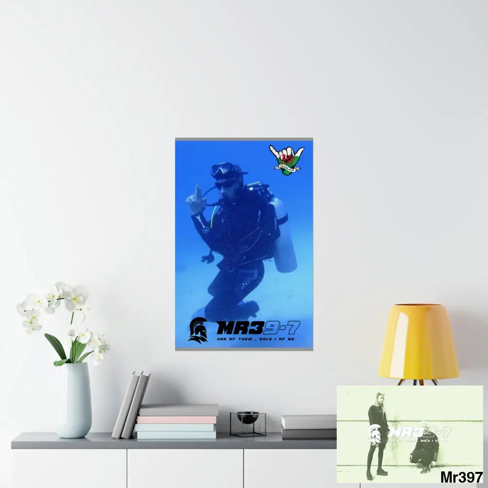 Scuba Me39-7 Dahab Egypt Snowdon Matte Vertical Posters Poster