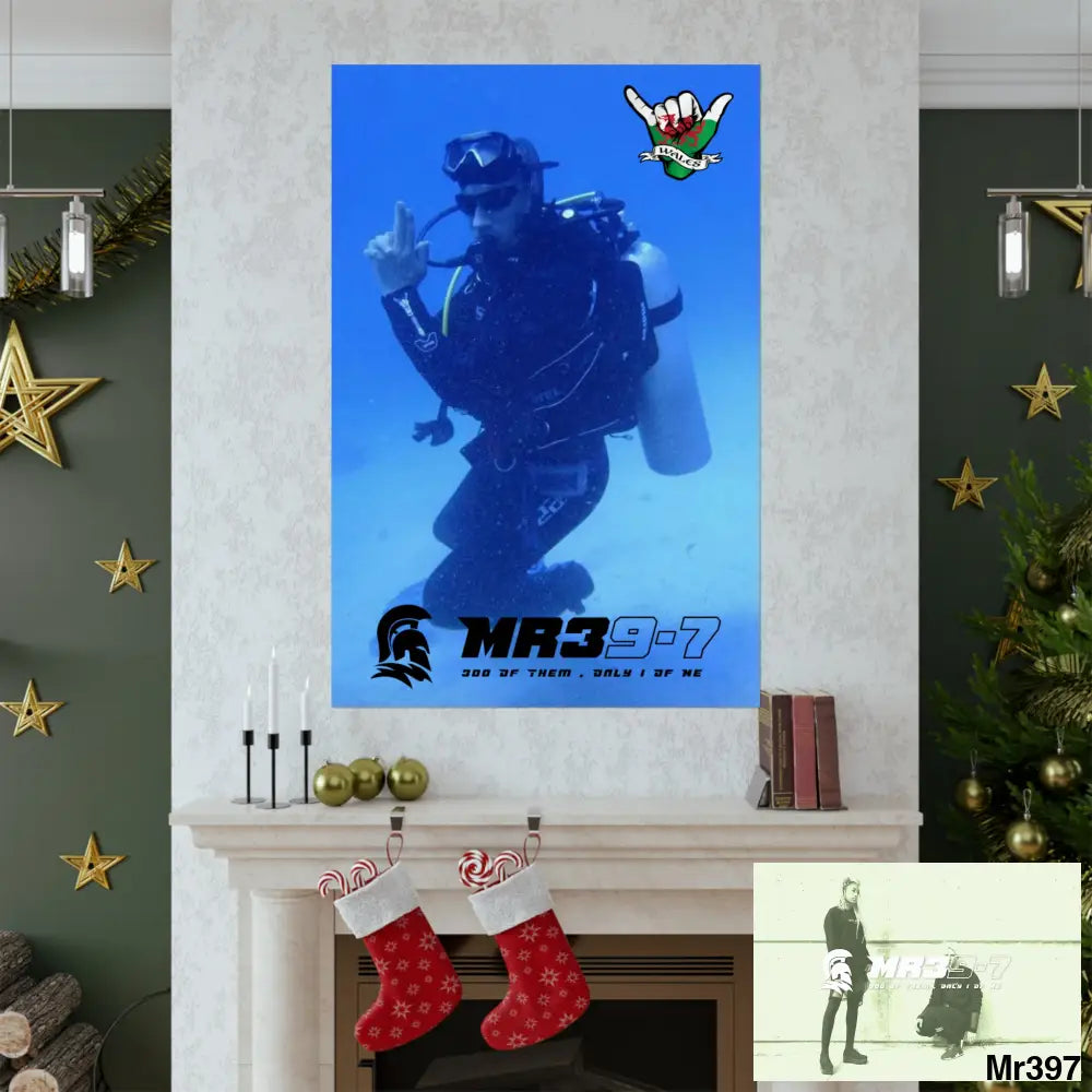 Scuba Me39-7 Dahab Egypt Snowdon Matte Vertical Posters Poster