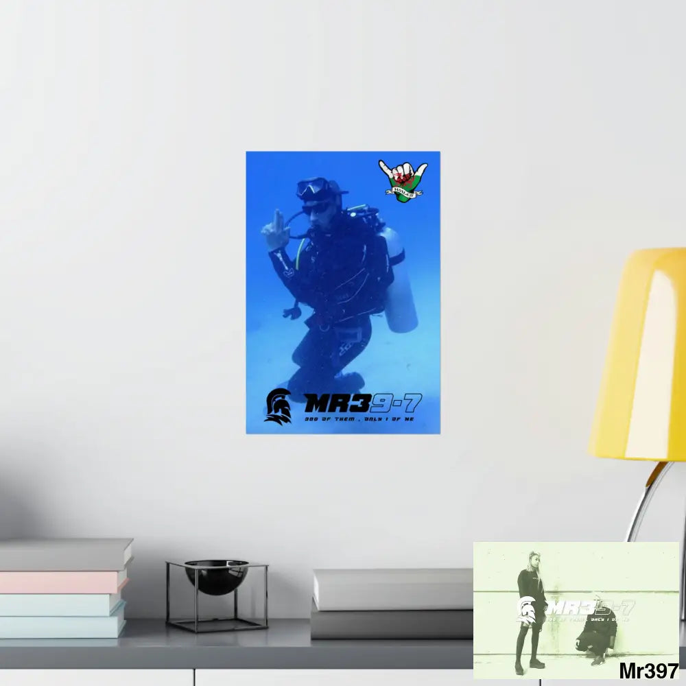 Scuba Me39-7 Dahab Egypt Snowdon Matte Vertical Posters Poster