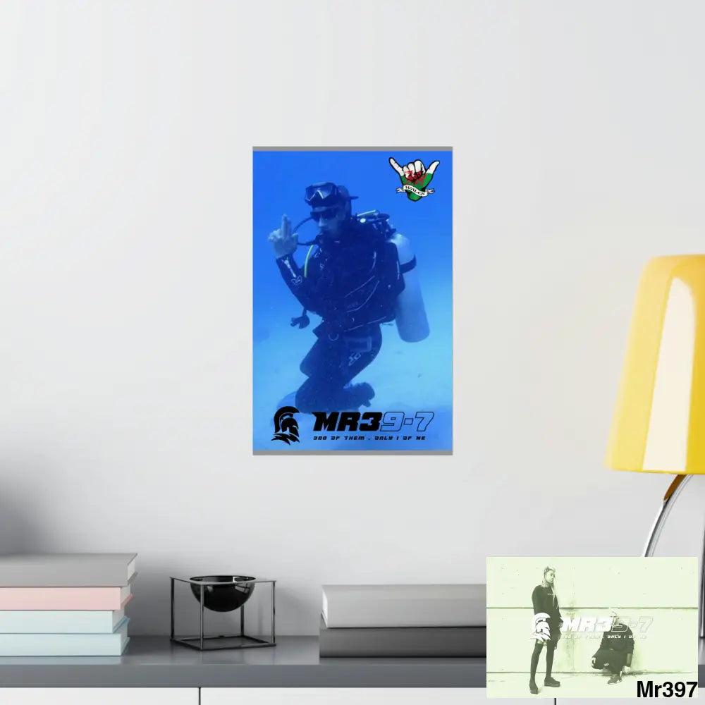 Scuba Me39-7 Dahab Egypt Snowdon Matte Vertical Posters Poster