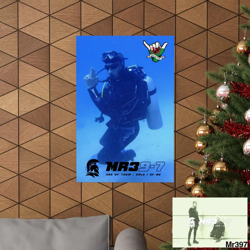 Scuba Me39-7 Dahab Egypt Snowdon Matte Vertical Posters Poster