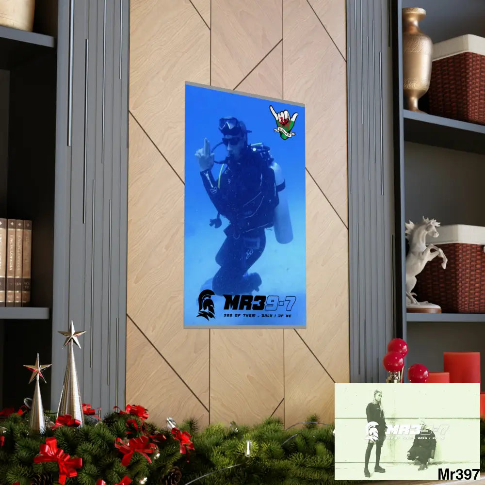 Scuba Me39-7 Dahab Egypt Snowdon Matte Vertical Posters Poster