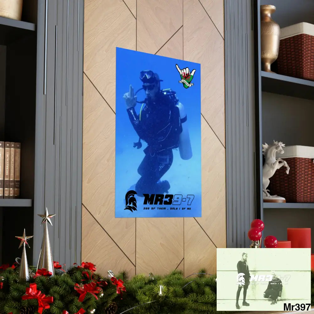 Scuba Me39-7 Dahab Egypt Snowdon Matte Vertical Posters Poster