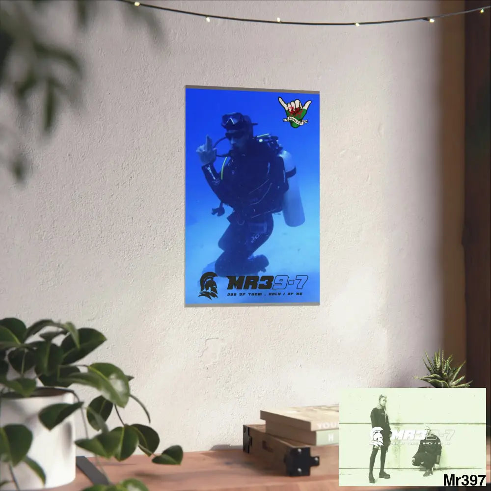 Scuba Me39-7 Dahab Egypt Snowdon Matte Vertical Posters Poster