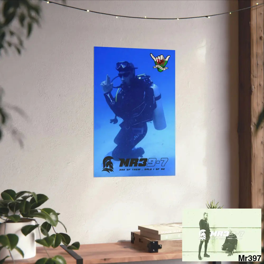 Scuba Me39-7 Dahab Egypt Snowdon Matte Vertical Posters Poster