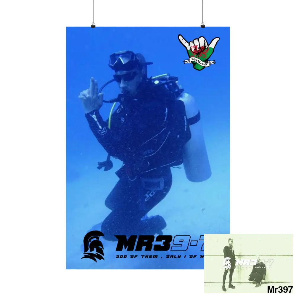 Scuba Mr39-7 Dahab Egypt Snowdon Matte Vertical Posters 27’’ x 40’’ / Matte Poster