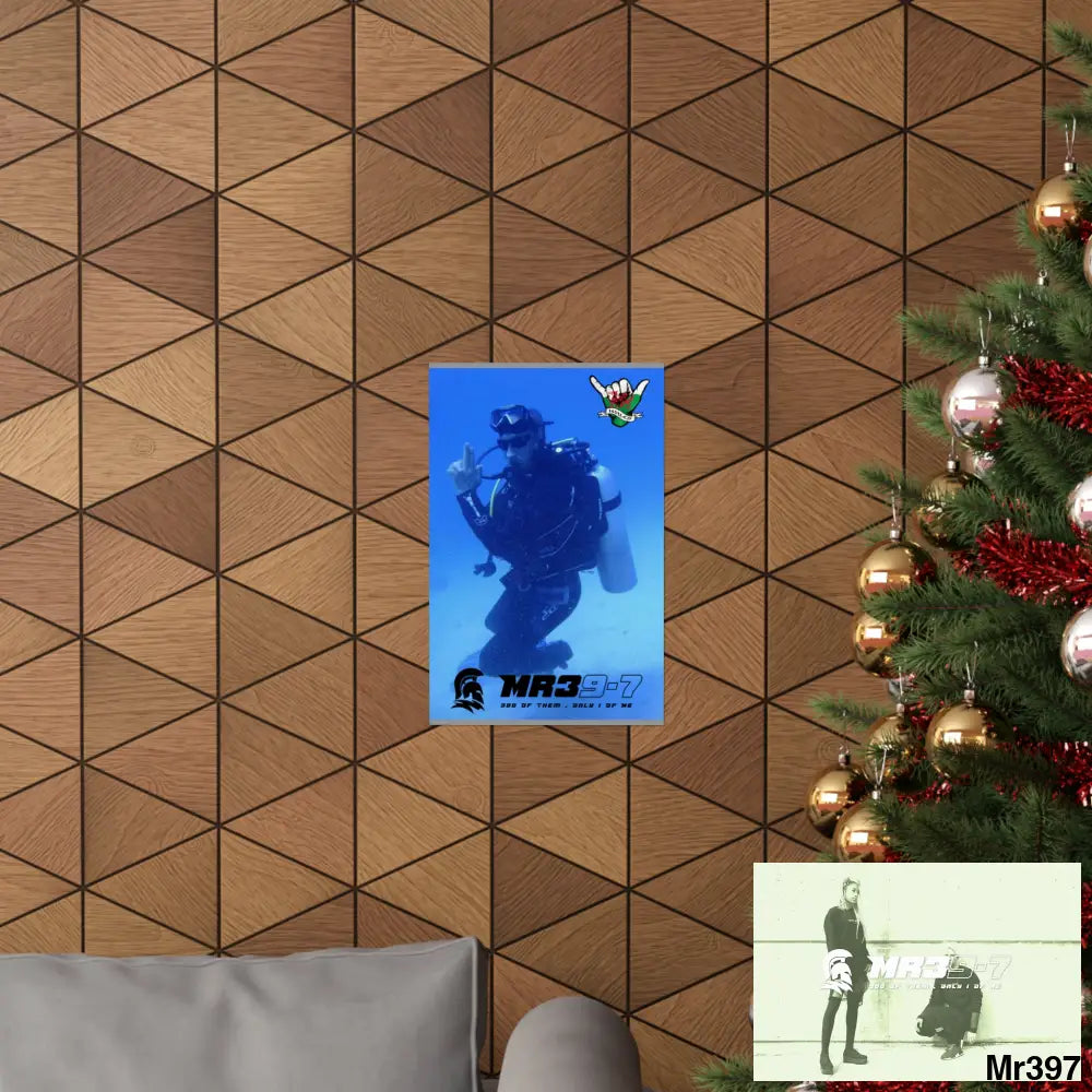 Scuba Mr39-7 Dahab Egypt Snowdon Matte Vertical Posters Poster