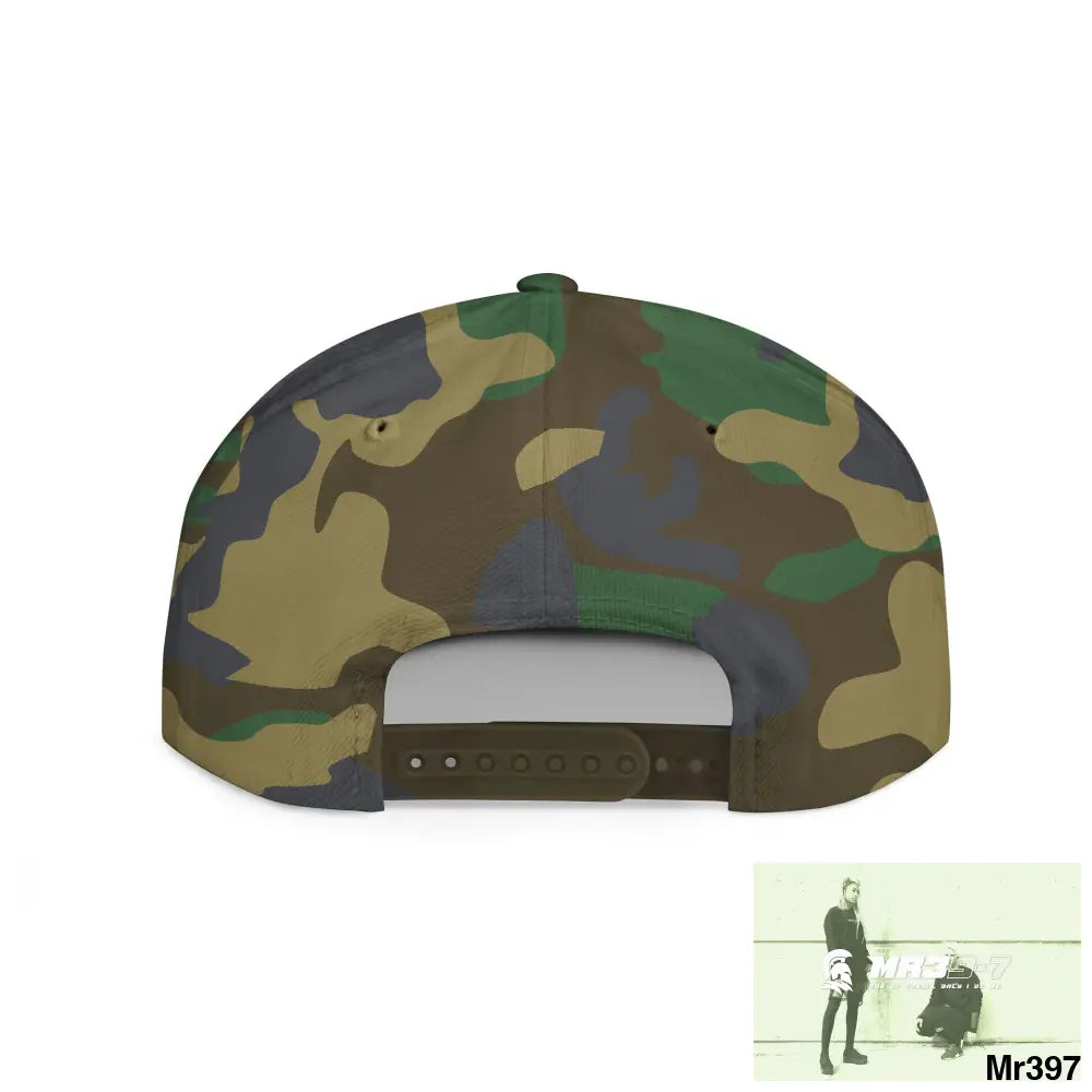 Snapback Hat — A1 Who Dares Wins Retro Logo Flat-Bill Cap Hats