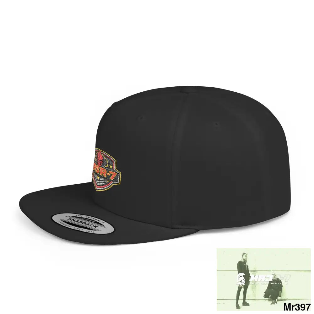 Snapback Hat — TRSR-7 Black Ops - SoCom Retro Logo Flat-Bill Cap Hats