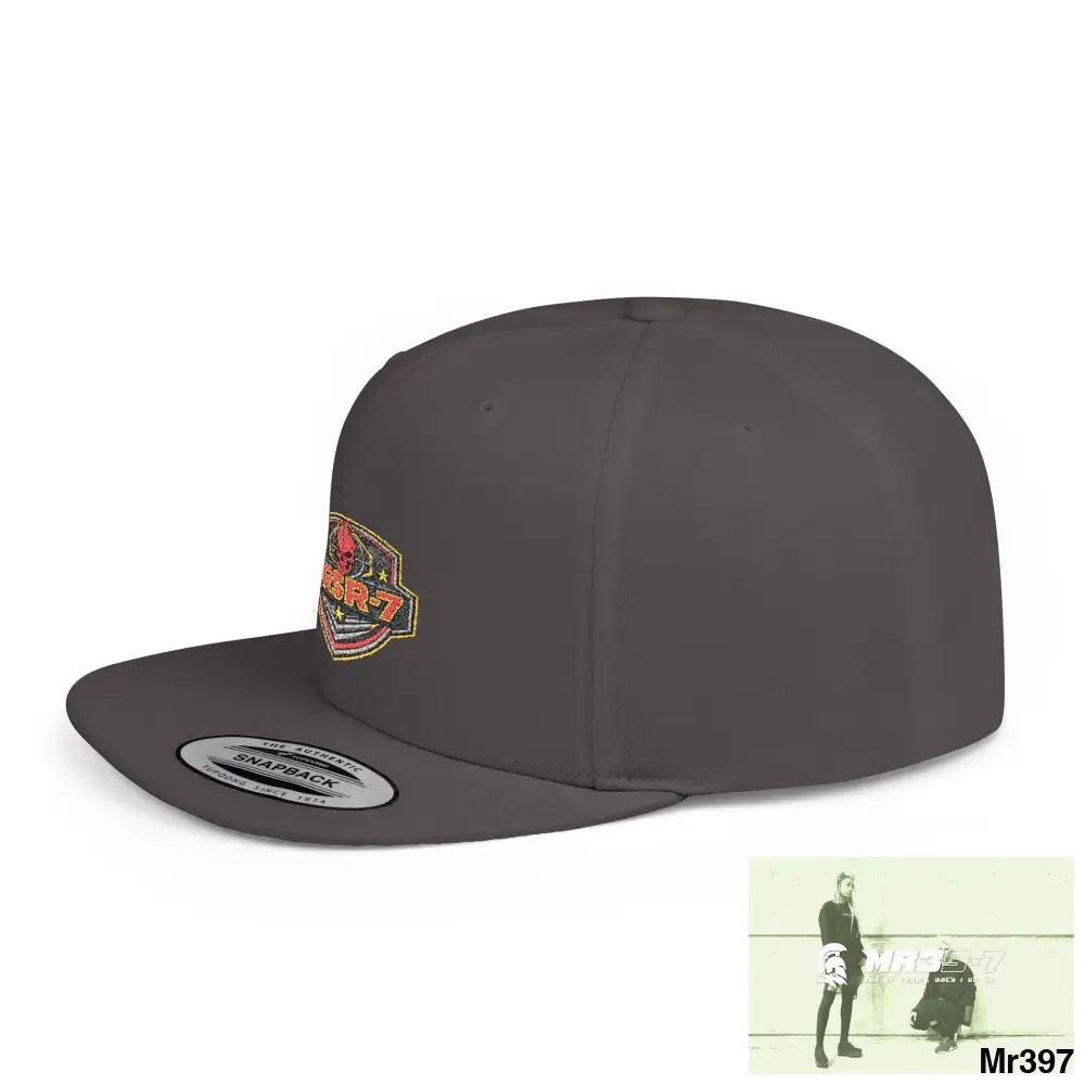 Snapback Hat — TRSR-7 Black Ops - SoCom Retro Logo Flat-Bill Cap Hats