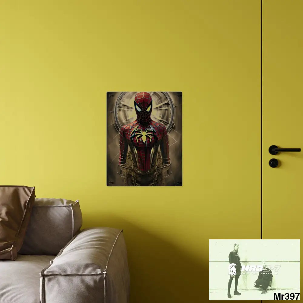 Steampunk SpiderMan Graphic Wall Art Panels 16″ x 20″ (Vertical) / 0.25’’ Home Decor