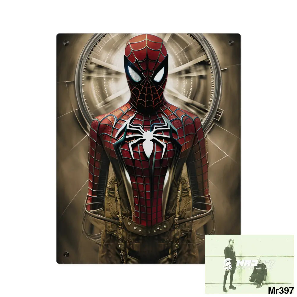 Steampunk SpiderMan Graphic Wall Art Panels 16″ x 20″ (Vertical) / 0.25’’ Home Decor