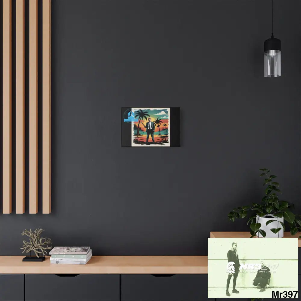 Stylish Stretched Canvas Art Print A1 WDW Banksy stye Kenya 2015 trip no 7 Retro Home Decor Tropical Vibes Wall Art