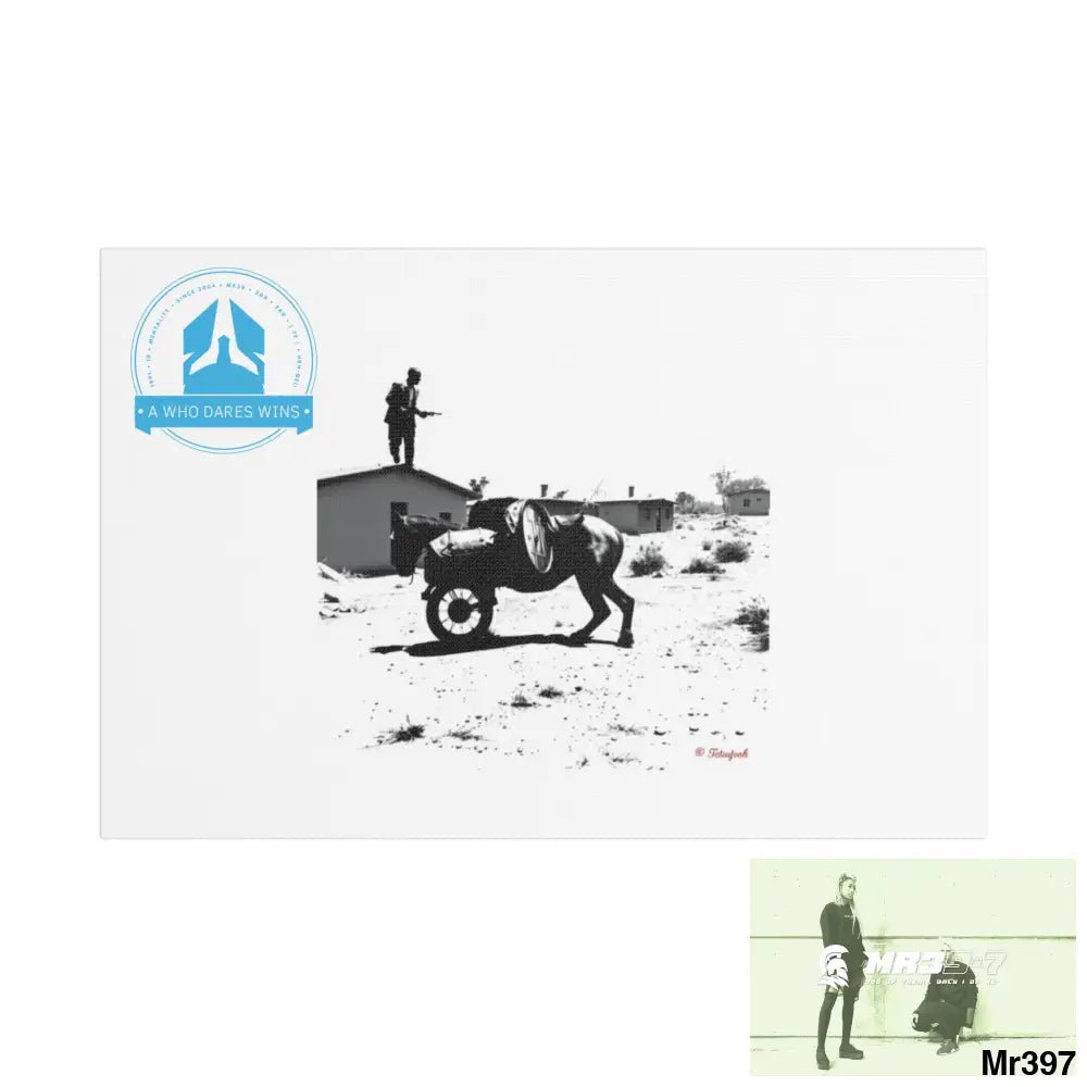 Stylish Stretched Canvas Art Print A1 WDW Banksy stye Kenya 2015 trip no 9 Retro Home Decor Tropical Vibes Wall Art