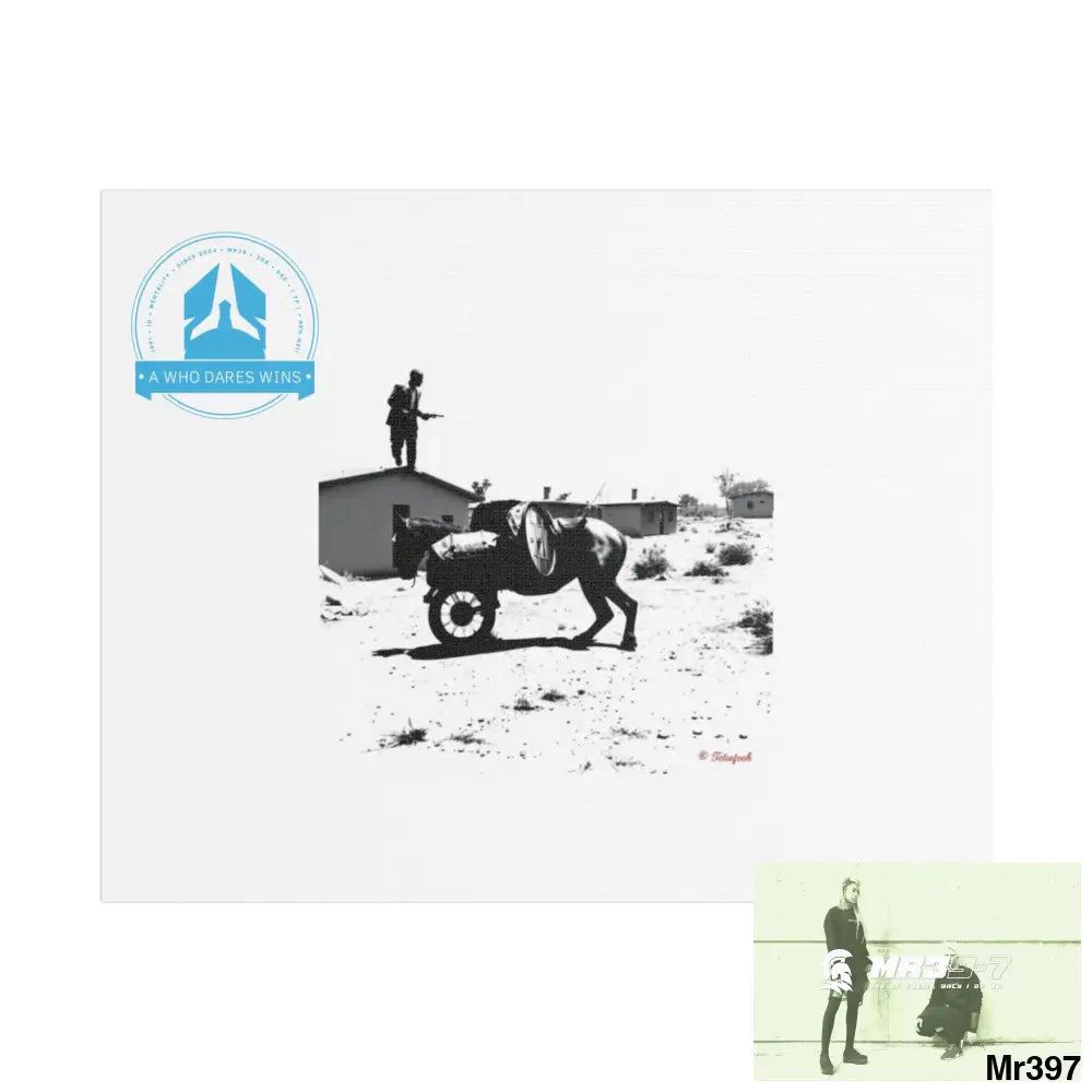 Stylish Stretched Canvas Art Print A1 WDW Banksy stye Kenya 2015 trip no 9 Retro Home Decor Tropical Vibes Wall Art